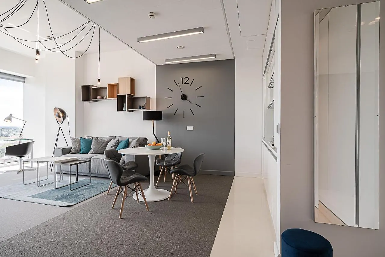 公寓 Rentplanet - Apartament Sky Tower 弗罗茨瓦夫 波兰